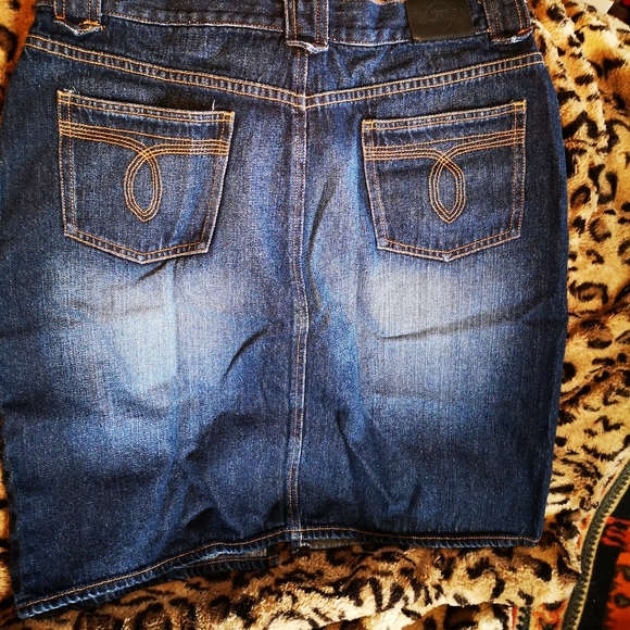 BLUE JEAN SKIRT NAUTICA - Picture 2 of 5